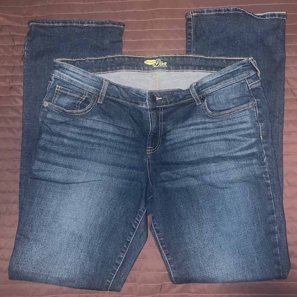 Old navy size 14 long denim jeans